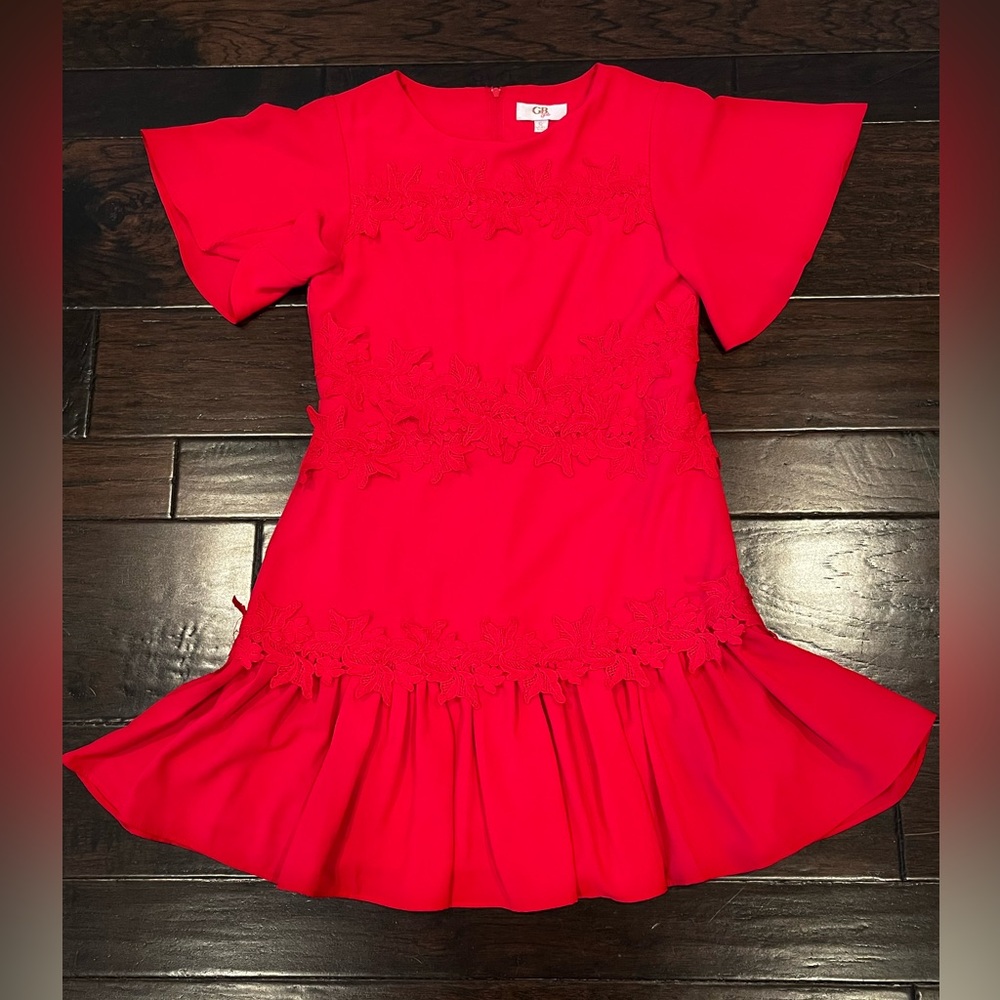GB girls, Red Dress size 12; short sleeves